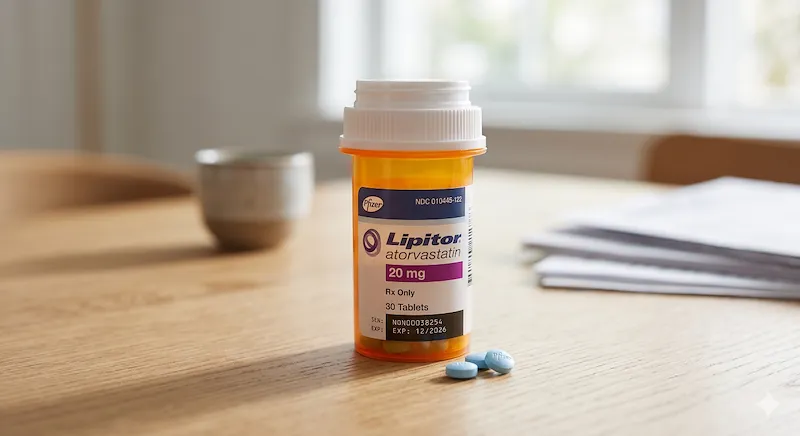 Lipitor / Atorvastatin bottle